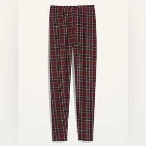 NWOT Old Navy High-Waisted Printed Jersey Plus-Size Leggings Plaid Size XXL